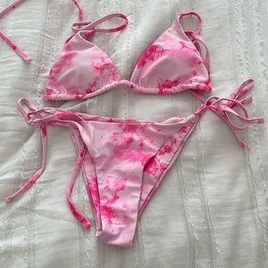 Zaful tie dye bikini